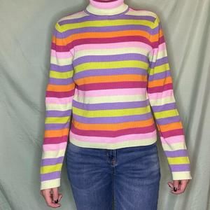 Mountain Lake Women’s L Multicolor Turtleneck Long Sleeve Shirt